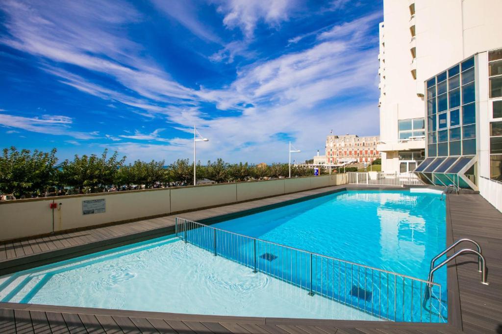 Studio Et Piscine Sur La Grande Plage Μπιαρίτζ Εξωτερικό φωτογραφία